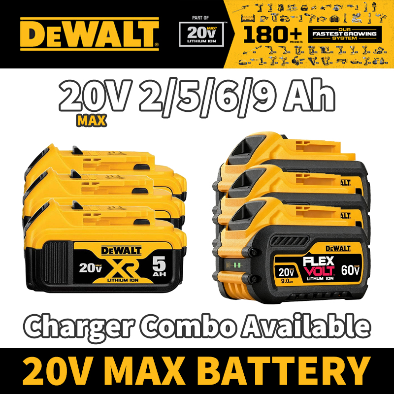 Combo Power Tools - Bateria Original DEWALT 20V 5AH para