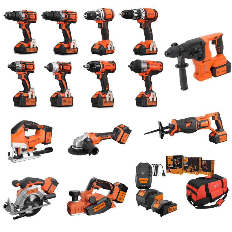 Combo Power Tools - KAFUWELL PA4500-72H Conjunto de Ferramentas Sem