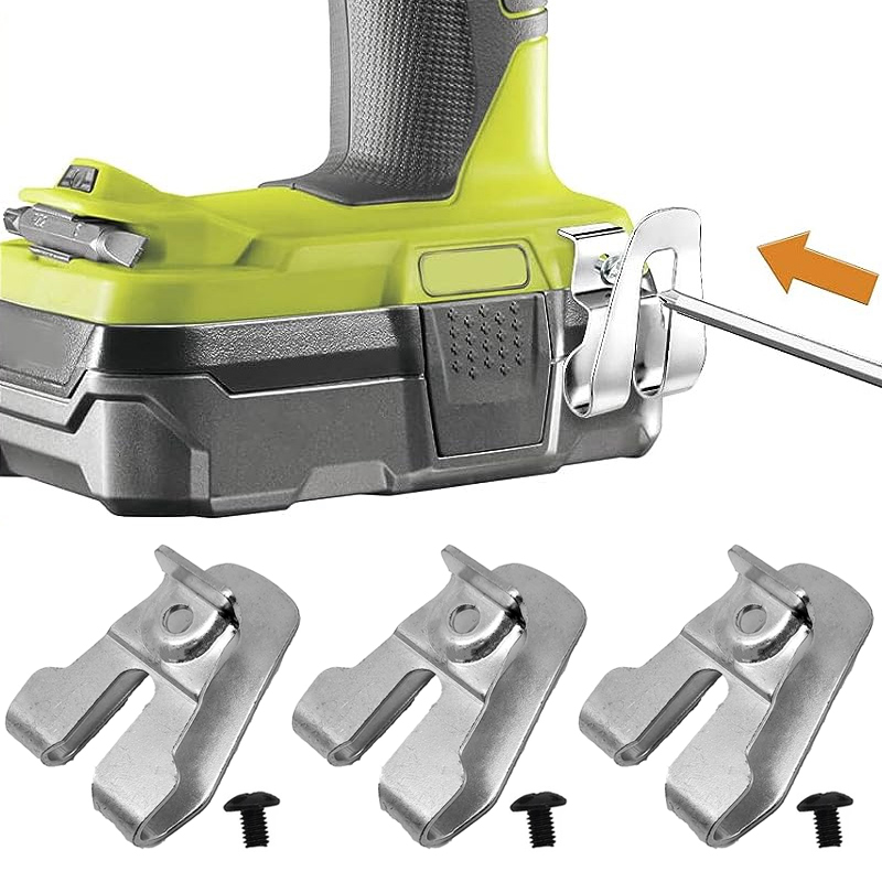 Power Tools Ryobi - Ganchos de clipe de cinto com