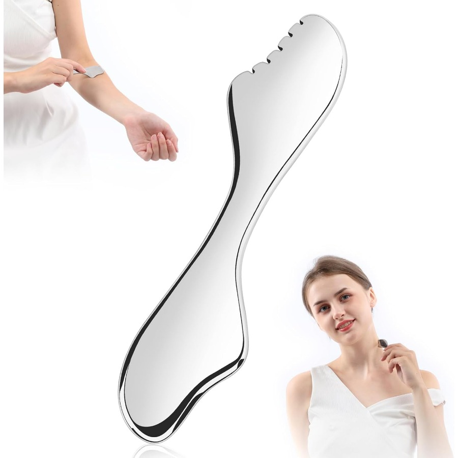 Power Tools Manual - Ferramenta Gua Sha de Aço Inoxidável