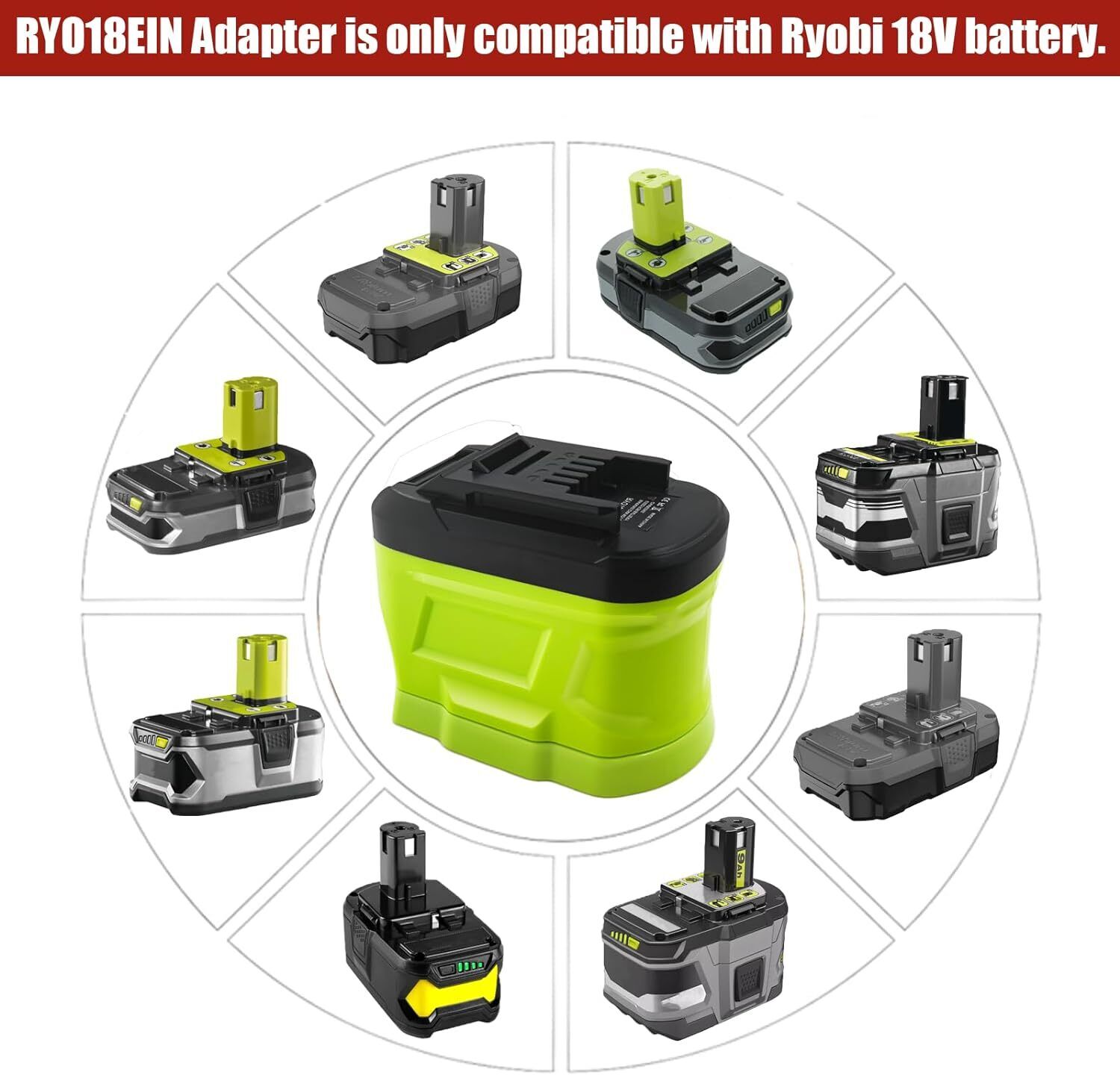 Adaptador de Bateria para Bate - Power Tools Ryobi avaliação e preço
