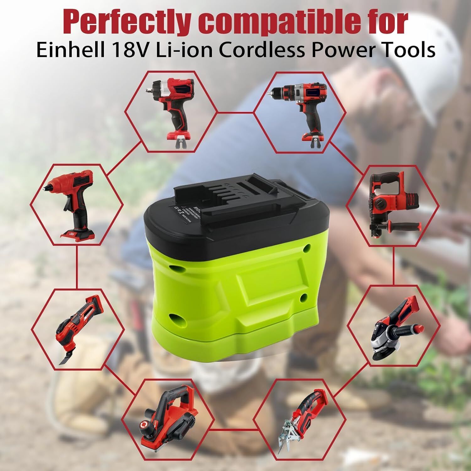 Adaptador de Bateria para Bate - Power Tools Ryobi avaliação e preço