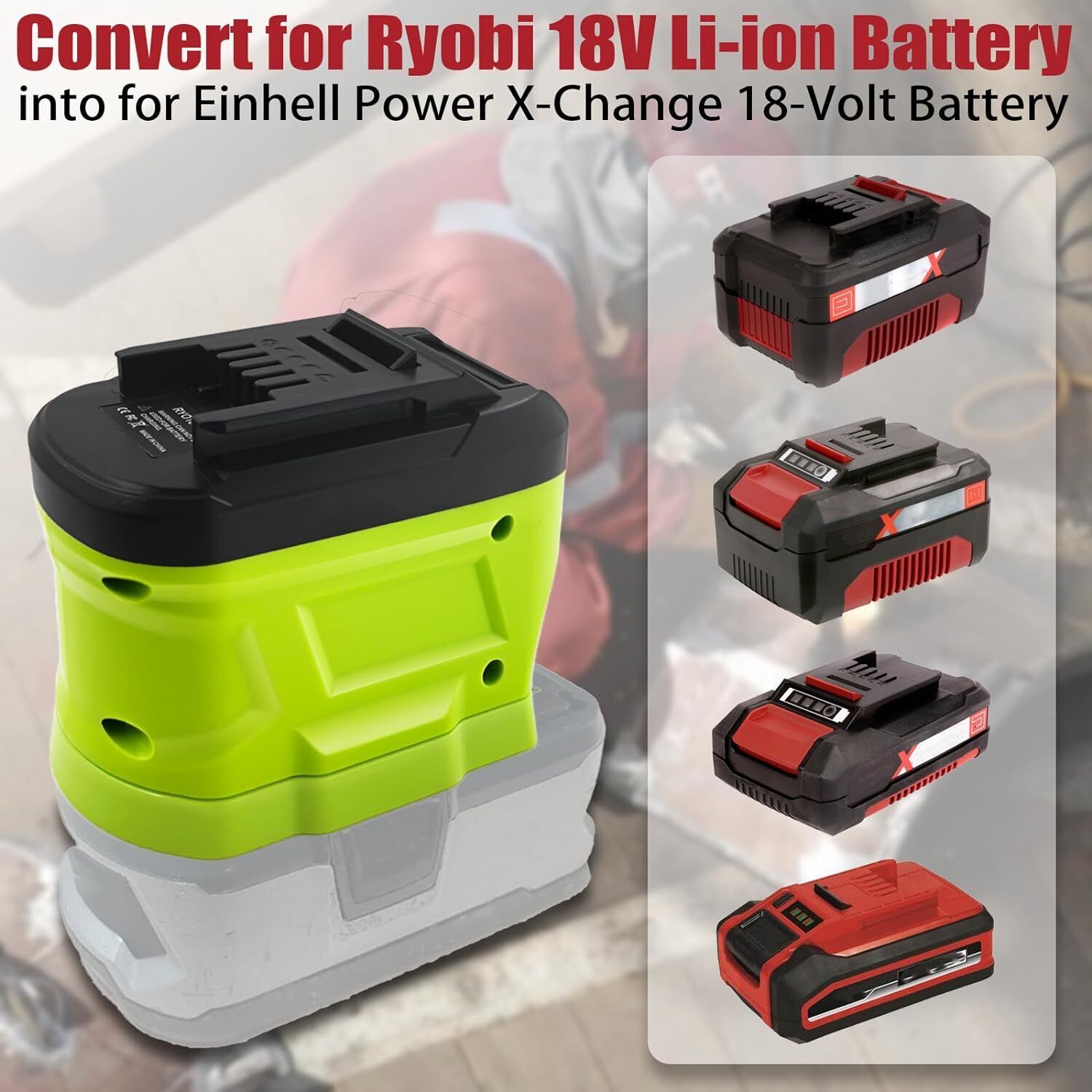 Adaptador de Bateria para Bate - Power Tools Ryobi avaliação e preço
