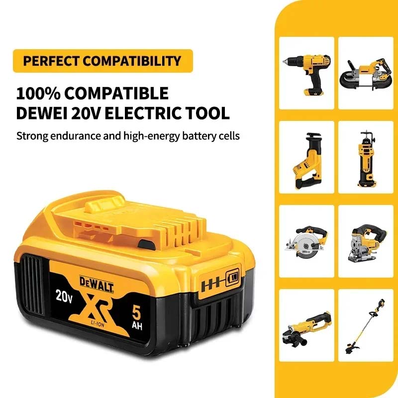 Bateria Original DEWALT 20V 5A - Combo Power Tools avaliação e preço