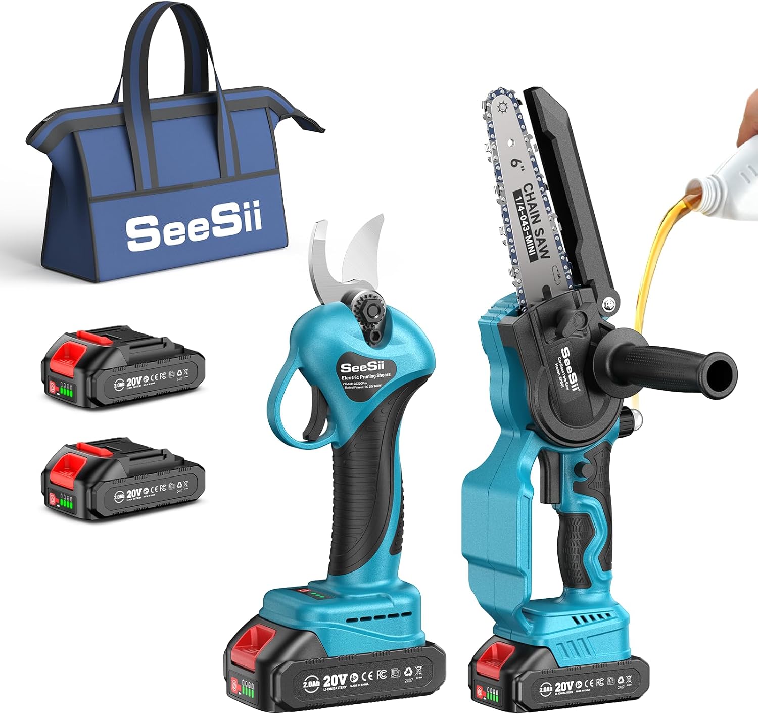 Serra Elétrica Sem Fio 2 em 1  - Combo Power Tools avaliação e preço