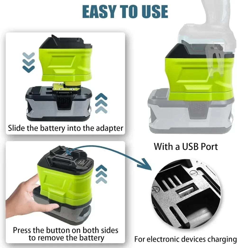 Conversor de adaptador de bate - Power Tools Ryobi avaliação e preço