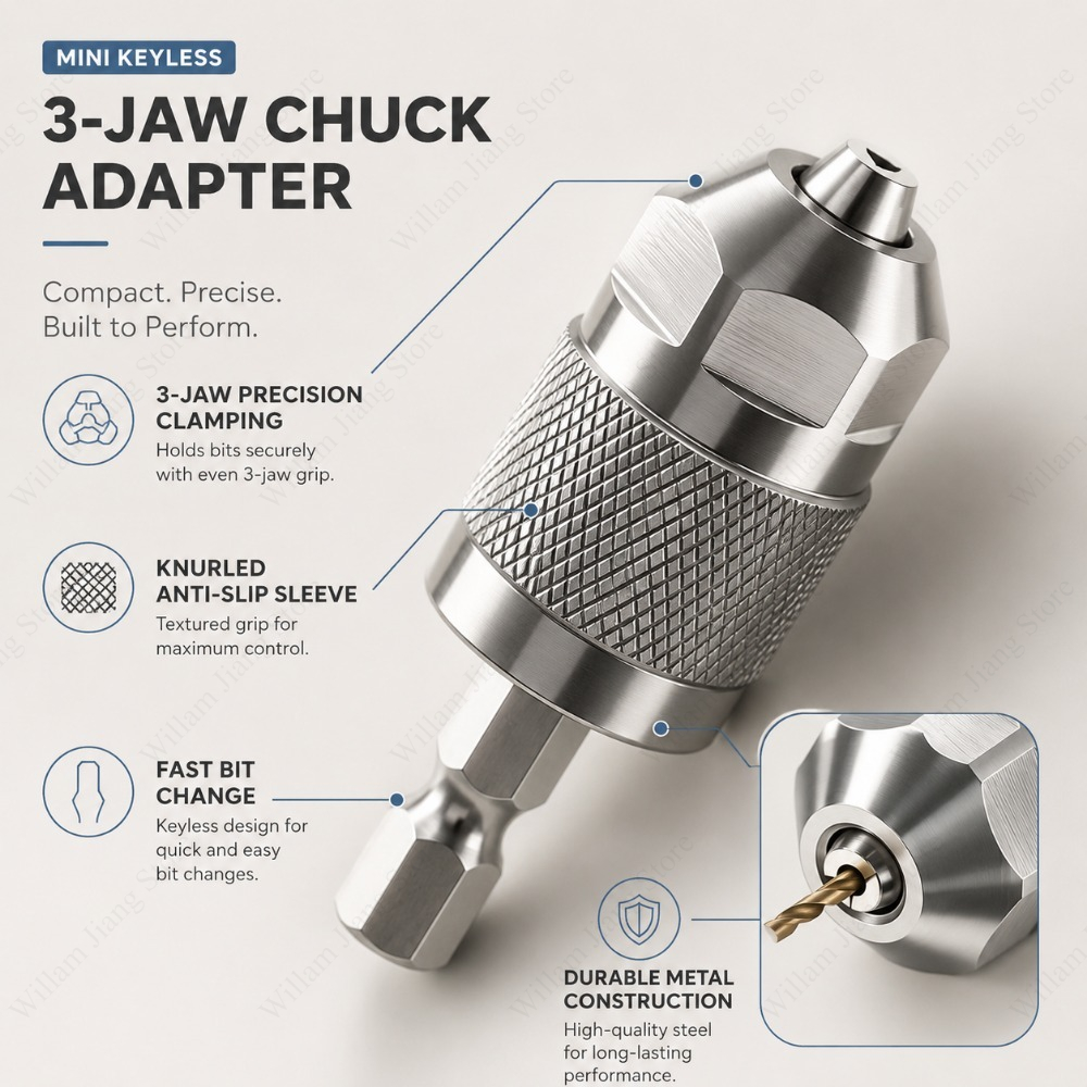 Adaptador de Mandril de 3 Garr - Power Tools Manual avaliação e preço