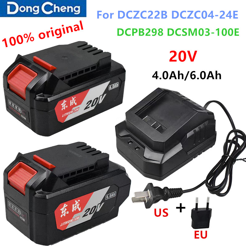 100% original 20v 4.0ah/6.0ah  - Power Tools Dongcheng avaliação e preço