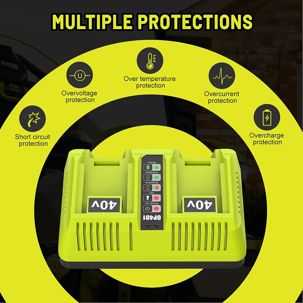 Carregador de Bateria Duplo 40 - Power Tools Ryobi avaliação e preço